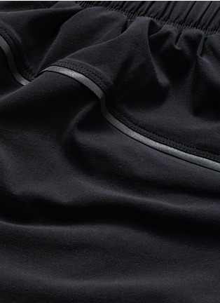 Detail View - Click To Enlarge - PARTICLE FEVER - Drawstring stretch performance running shorts
