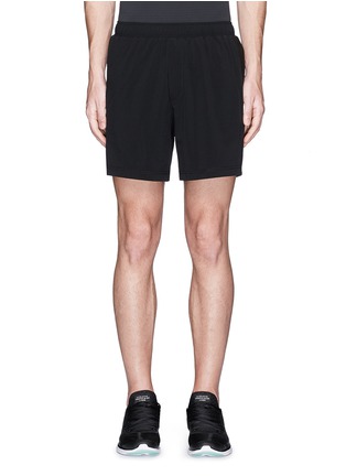 Main View - Click To Enlarge - PARTICLE FEVER - Drawstring stretch performance running shorts