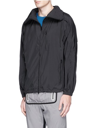 Front View - Click To Enlarge - PARTICLE FEVER - Packable mesh sleeve ripstop jacket