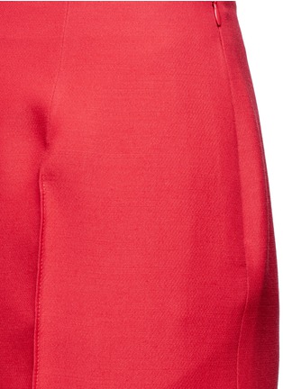 Detail View - Click To Enlarge - VALENTINO GARAVANI - Virgin wool-silk crepe culottes