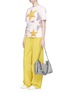 Figure View - Click To Enlarge - STELLA MCCARTNEY - Padded star appliqué bonded jersey T-shirt