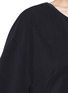 Detail View - Click To Enlarge - ROSETTA GETTY - One-shoulder cape sleeve dress