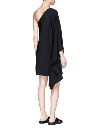 Figure View - Click To Enlarge - ROSETTA GETTY - One-shoulder cape sleeve dress