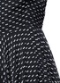 Detail View - Click To Enlarge - ROSETTA GETTY - Bell cuff fil coupé georgette dress