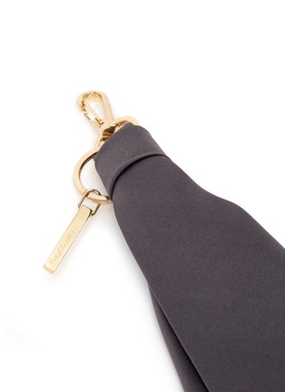 Detail View - Click To Enlarge - HILLIER BARTLEY - Tassel twill scarf bag charm