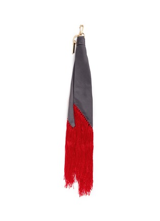 Main View - Click To Enlarge - HILLIER BARTLEY - Tassel twill scarf bag charm