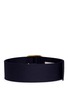 Back View - Click To Enlarge - MONSE - Oversized buckle twill belt