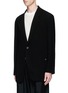 Front View - Click To Enlarge - SONG FOR THE MUTE - Wool soft blazer