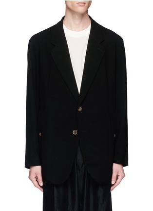 Main View - Click To Enlarge - SONG FOR THE MUTE - Wool soft blazer