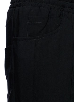 Detail View - Click To Enlarge - SONG FOR THE MUTE - Wool track pants