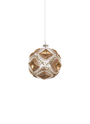 Main View - Click To Enlarge - SHISHI - Rhombus beaded Christmas ornament