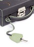 Detail View - Click To Enlarge - MARK CROSS - 'Grace Small Box' galaxy cutout leather trunk