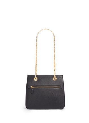 Detail View - Click To Enlarge - MARK CROSS - 'Francis Chain Flap' pebbled leather shoulder bag