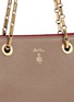 Detail View - Click To Enlarge - MARK CROSS - 'Francis' pebbled leather chain tote
