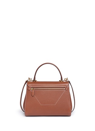 Detail View - Click To Enlarge - MARK CROSS - 'Hadley Small Flap' pebbled leather bag