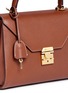  - MARK CROSS - 'Hadley Small Flap' pebbled leather bag