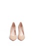 Front View - Click To Enlarge - APERLAI - 'Edith' wavy cutout suede pumps