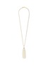 Main View - Click To Enlarge - KENNETH JAY LANE - Glass pearl tassel crystal pavé necklace