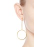 Figure View - Click To Enlarge - KENNETH JAY LANE - Long post hoop earrings