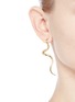 Figure View - Click To Enlarge - KENNETH JAY LANE - Swirl drop earrings