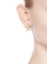 Figure View - Click To Enlarge - KENNETH JAY LANE - Contrast size star earrings