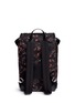 Back View - Click To Enlarge - GIVENCHY - 'Rider' monkey brothers print nylon backpack