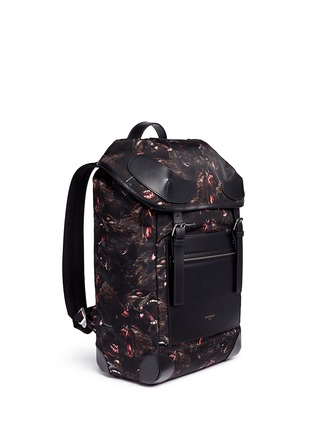 Figure View - Click To Enlarge - GIVENCHY - 'Rider' monkey brothers print nylon backpack