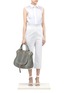 Figure View - Click To Enlarge - CHLOÉ - Marcie python leather shoulder bag