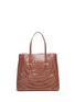 Back View - Click To Enlarge - ALAÏA - 'New Vienne' large lasercut leather tote
