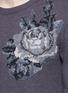 Detail View - Click To Enlarge - - - Digital rose patch T-shirt