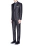 Figure View - Click To Enlarge - - - 'Martini' slim fit notch lapel wool-silk suit