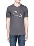 Main View - Click To Enlarge - - - Slim fit patch embellished cotton T-shirt