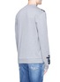 Back View - Click To Enlarge - - - Floral embroidery cotton sweatshirt