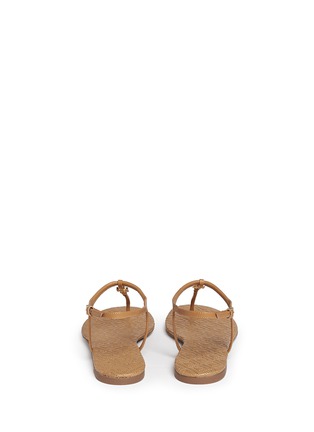 Back View - Click To Enlarge - TORY BURCH - 'Marion' quilted leather T-strap sandals
