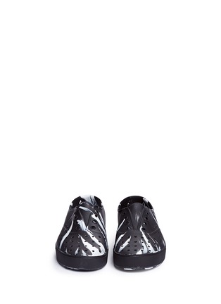 Figure View - Click To Enlarge - NATIVE  - 'Miller' marble effect kids slip-ons