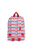 Back View - Click To Enlarge - HERSCHEL SUPPLY CO. - 'Heritage' mariner stripe kids backpack