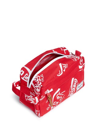 Detail View - Click To Enlarge - HERSCHEL SUPPLY CO. - 'Chapter Travel Kit' Coca-Cola® print bag