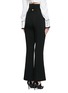 Back View - Click To Enlarge - PROENZA SCHOULER - Sash waist cady flare pants