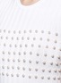 Detail View - Click To Enlarge - EMILIO PUCCI - Faux pearl trim rib knit dress