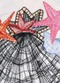 Detail View - Click To Enlarge - EMILIO PUCCI - Seashell embroidery organza dress