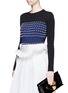Front View - Click To Enlarge - EMILIO PUCCI - Pearl embellished sweater