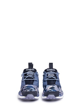 Front View - Click To Enlarge - REEBOK - 'FuryLite Candy Girl' geometric print sneakers