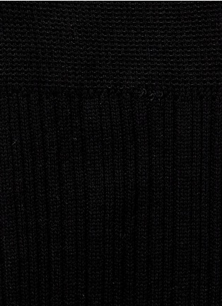 Detail View - Click To Enlarge - HANSEL FROM BASEL - Rib knit thigh high socks