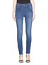 Main View - Click To Enlarge - FRAME - 'Le Skinny de Françoise' patchwork pocket skinny jeans