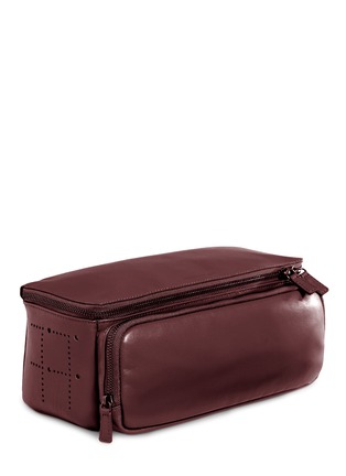 Figure View - Click To Enlarge - TANG TANG TANG TANG - Nappa leather washbag