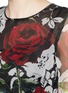 Detail View - Click To Enlarge - - - Rose print chiffon dress
