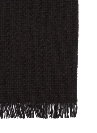 Detail View - Click To Enlarge - - - Textured cashmere-silk scarf