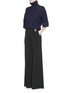 Figure View - Click To Enlarge - STELLA MCCARTNEY - Metal button wide leg wool pants