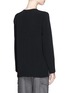 Back View - Click To Enlarge - STELLA MCCARTNEY - Strass metal embellishment stretch cady top