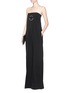 Figure View - Click To Enlarge - STELLA MCCARTNEY - Metal ring strapless jumpsuit